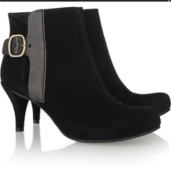 Pedro Garcia Shoes - Pedro Garcia black low heel booties size 38
